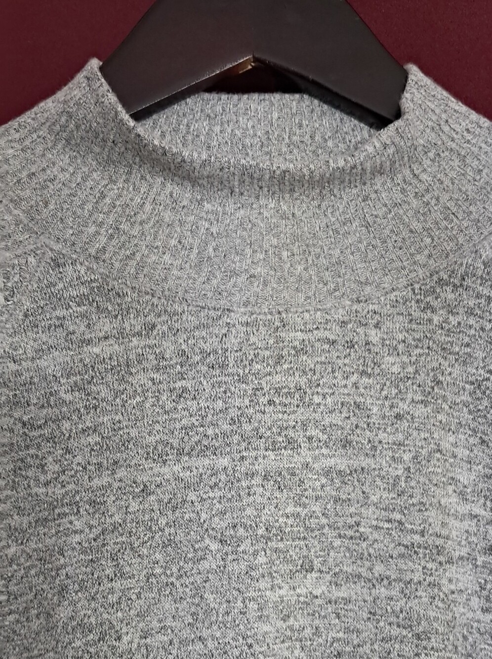 Rag & Bone NWT Sz. Lg Grey The Knit Racer Mock Turtle Neck Dress - Picture 2 of 16